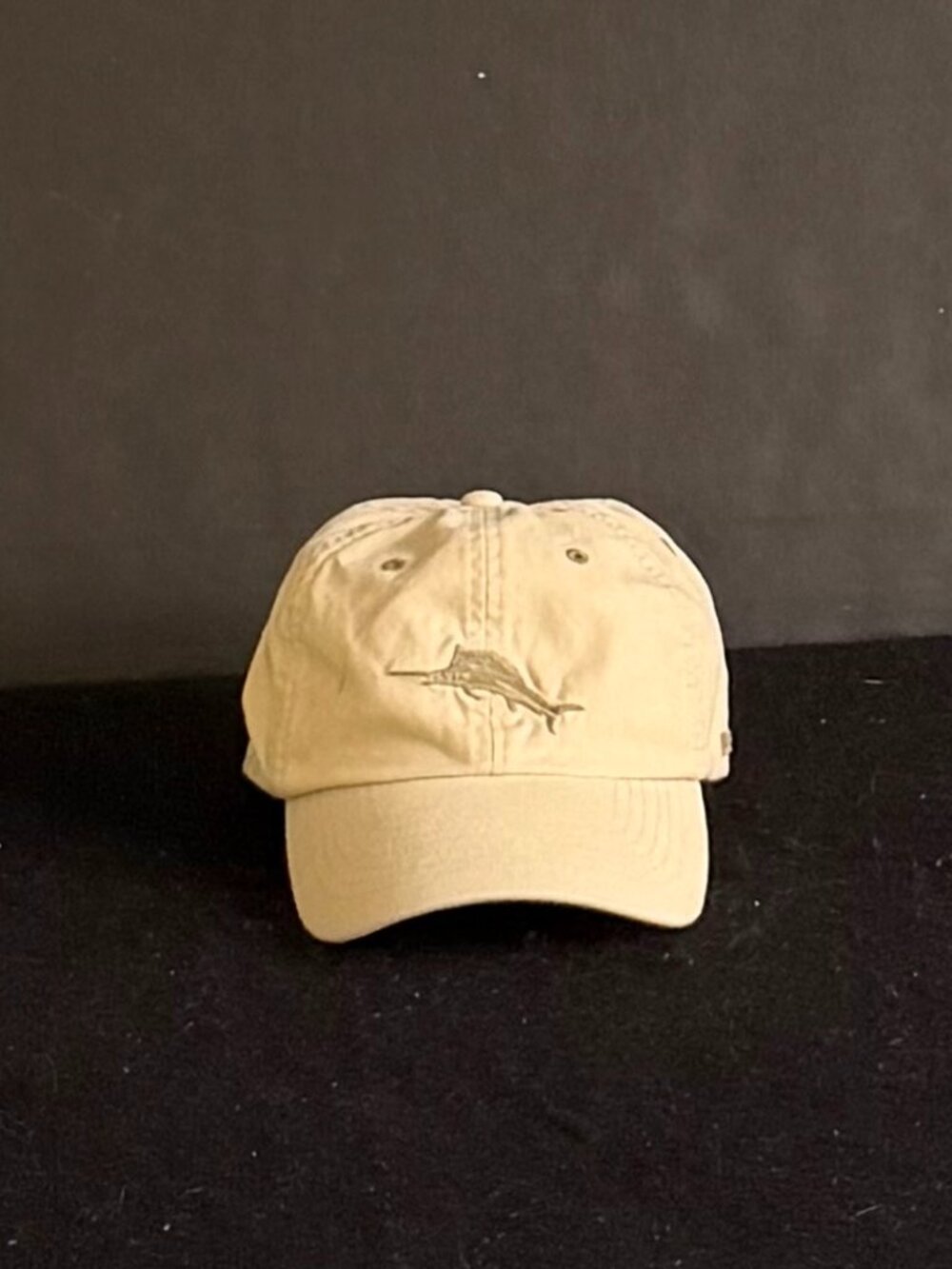 Tommy Bahama Cream-Colored Cotton 'Tommy Tini' Adjustable Baseball Cap/Hat